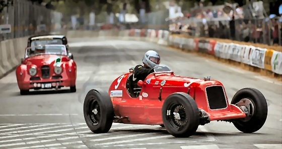 Jowett Jupiter racing in Denmark