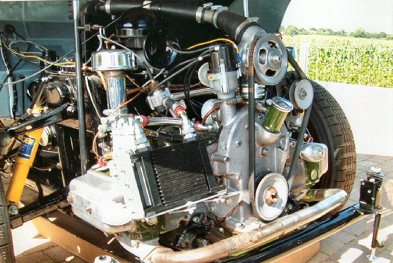 Jowett Jupiter engine bay