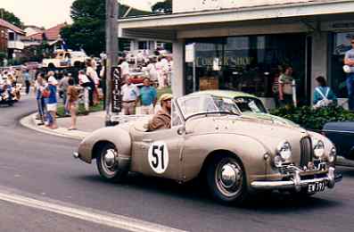 Jowett Jupiter of Ed Wolf touring