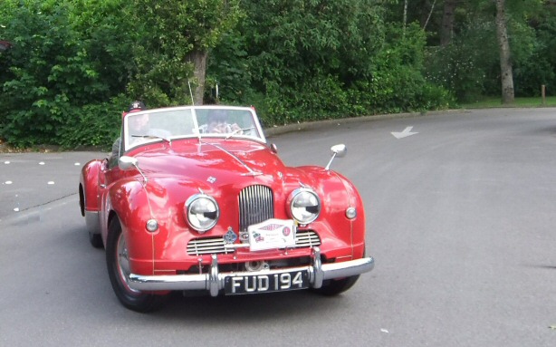 Jowett Jupiter at Hotel du Parc, Hardelot