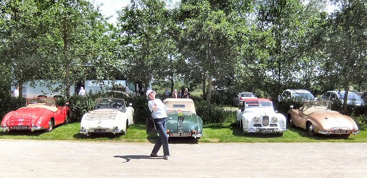 Jowett Jupiters at les Jardins de Valloires